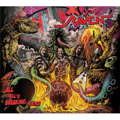RAVEN - All Hell's Breaking Loose - LP