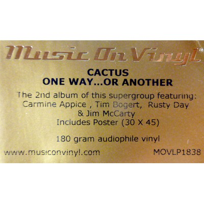CACTUS - One way ... Or Another- LP